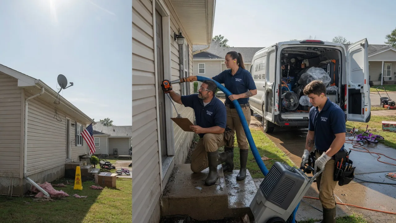 Ceiling Water Damage Restoration in Toccopola, MS near me