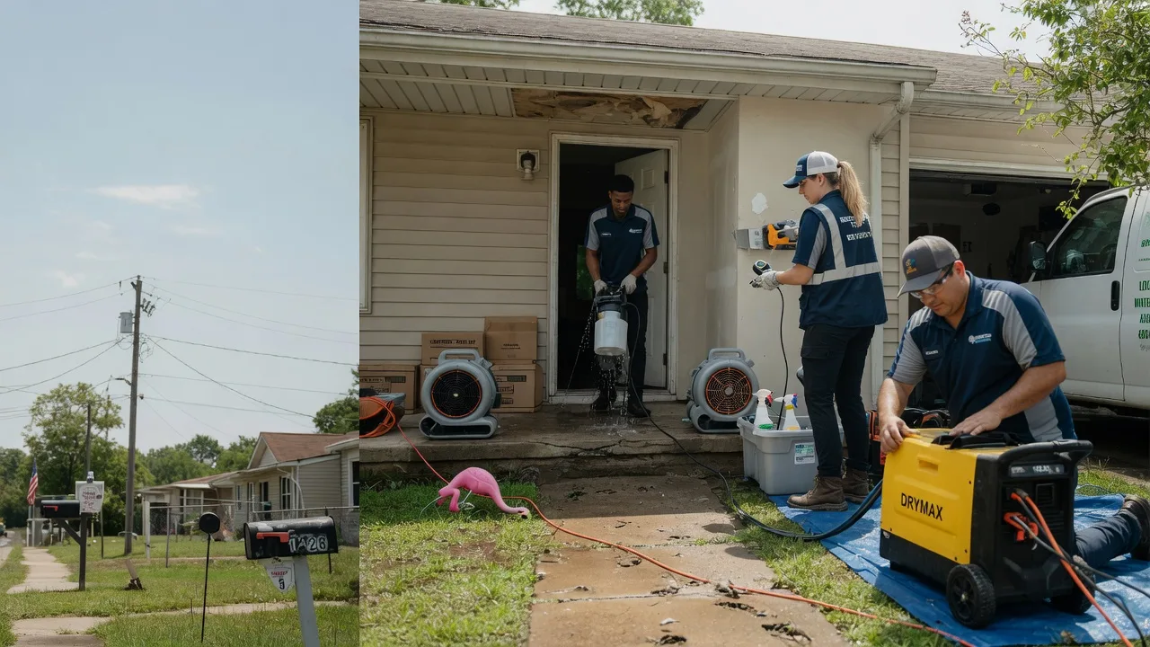 Storm Damage Water Removal in Toccopola, MS near me